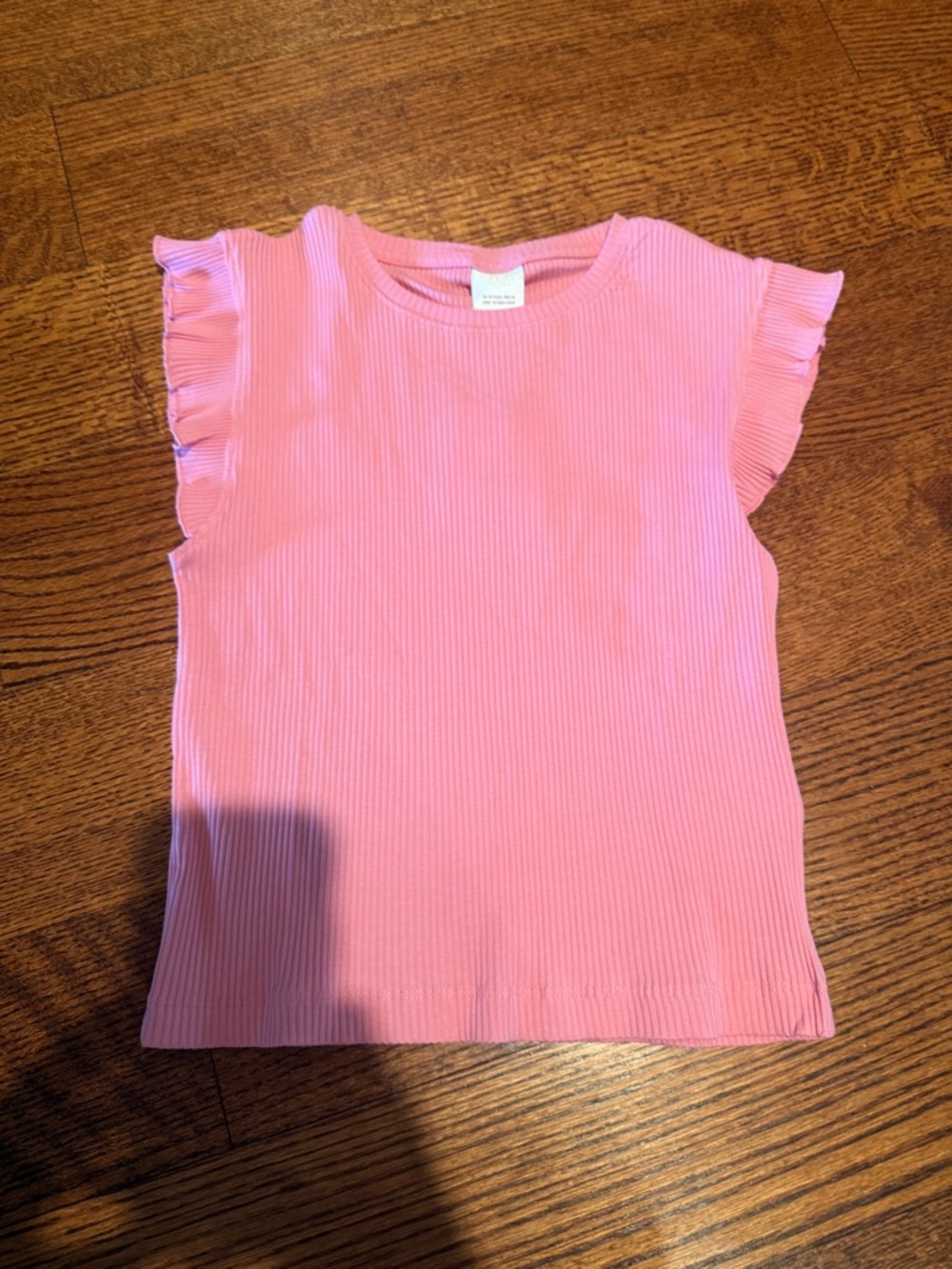Zara girls ribbed tshirt